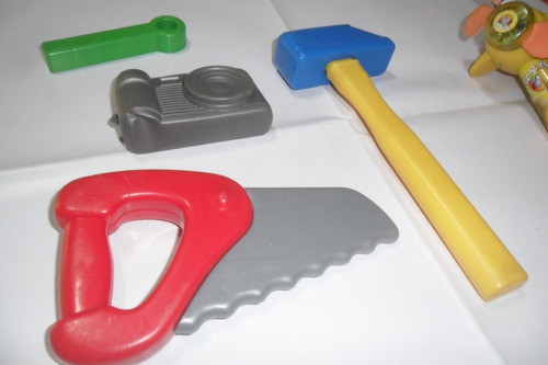 Juego Didactico Martillo Camara Foto Serrucho Goofy Juguete 1