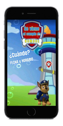 Invitación Animada Digital De Cumple - Paw Patrol ! 1