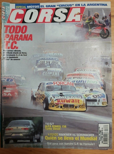 Ejemplar De Revista Corsa Año 1998, N° 1682 En Buen Estado 0