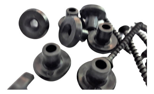 Rolete Preto Para Porta Sanfonada De Pvc (kit Com 20 Peças) 0