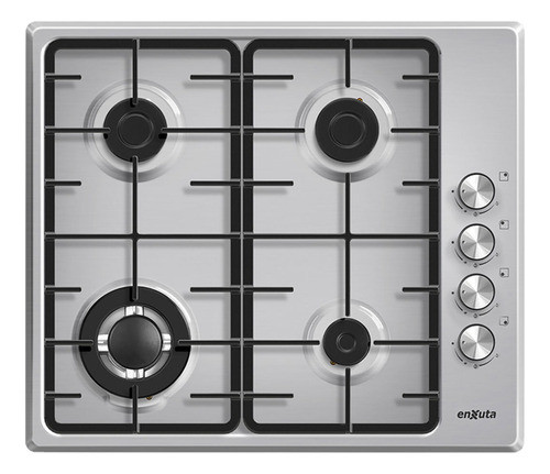 Anafe De Empotrar Enxuta A Gas Con 4 Hornallas Acero Dimm 0