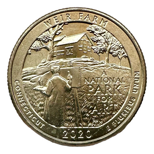 Estados Unidos - 25 Cents - Año 2020 - Connect - Weir Farm 0