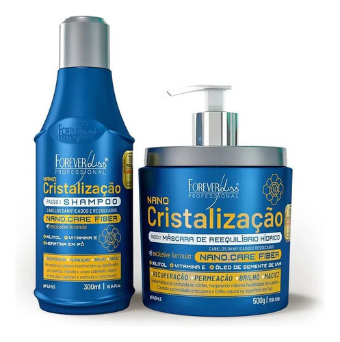 Nanocristalización Sampoo Y Mascara Forever Liss 0