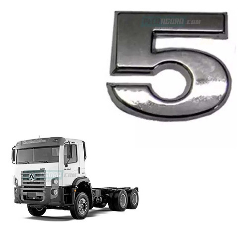 Emblema Numero 5 Vw Constellation Delivery Worker Ate 2011 V 0
