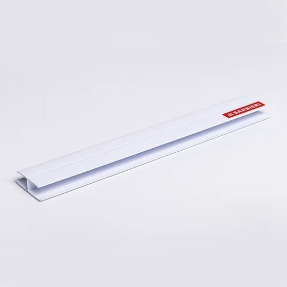Perfil Unión H Barbieri Color Blanco De Pvc X 3 Mts 1