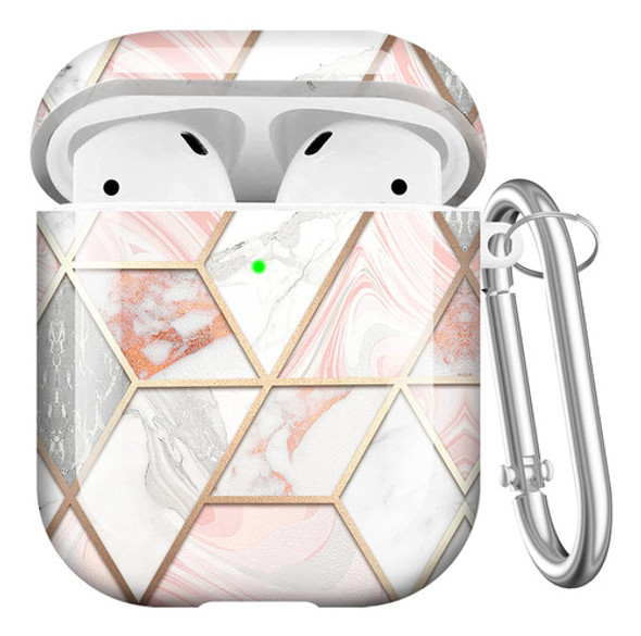 Estuche Rígido Apple AirPods 1 Y 2(funda De Carga, Llavero) 0