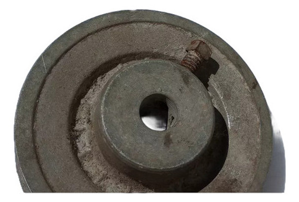 Polea En V  De 1 Canal B De 100 Mm De  Aluminio  Eje De 14 M 0