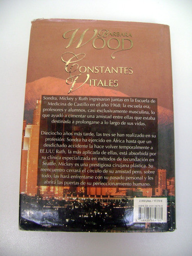Constantes Vitales Barbara Wood Tapadura Tamaño Grande Boedo 1