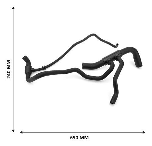 Caño Radiador Inferior Fiat Palio 1.0 16v Con Aire 2001/... 1