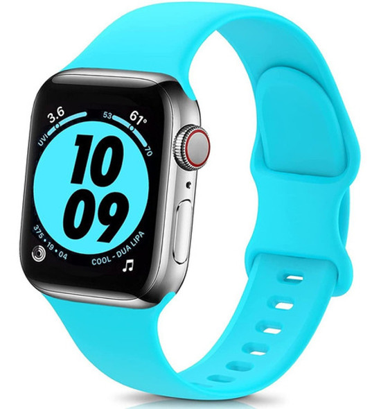 Malla Para Iwatch Series 7,6,5,4,3,2,1,se/verde Azulado 0