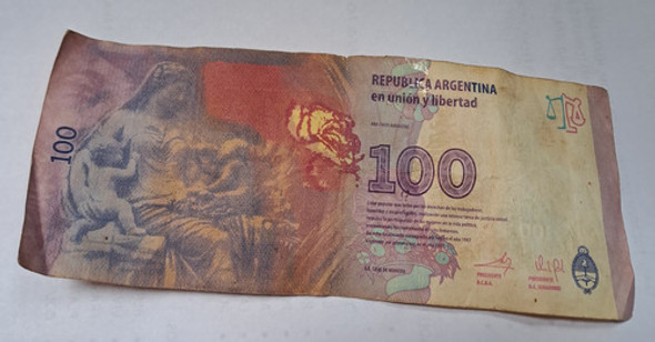 Billete De $100 Con Error De Impresión 0