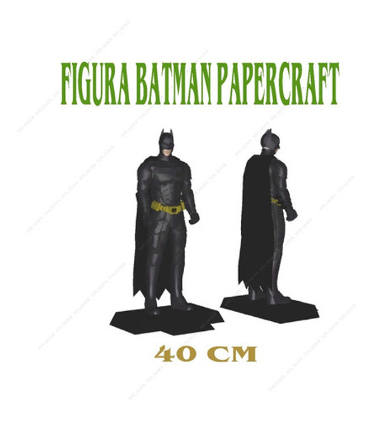 Figura Batman Papercraft 40 Cm 0