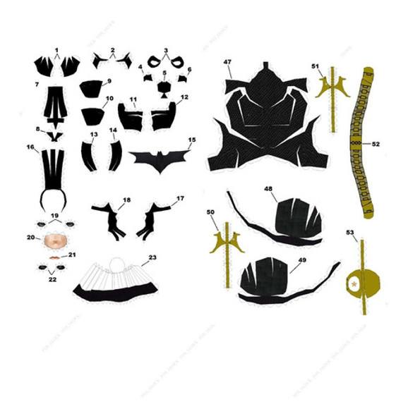 Figura Batman Papercraft 40 Cm 1