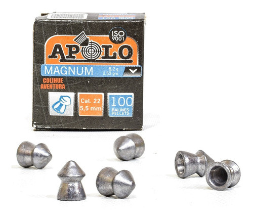 Balines Apolo Magnum Cal 5,5mm - 15gr // X100 0