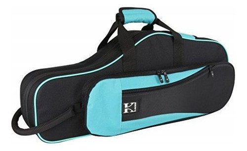Kaces Kboasbk Ligero Hardshell Caso Saxofon Alto Negro Verde 0