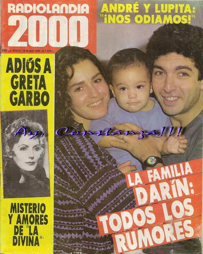 Revista Radiolandia 2000 19 Abril 1990 - Ricardo Darin 0