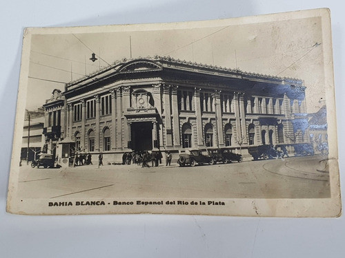 Antigua Postal:bahia Blanca-banco Español-125 0