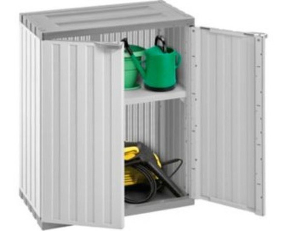 Armario Home Mediano De Polipropileno Gris- Telecompras Sc 0