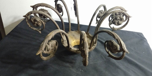 Antiguo Repuesto Bronce P/araña 325 Arte Antica Antiguedades 0
