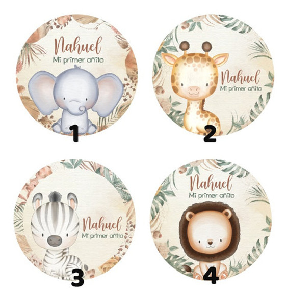 Llavero Animalitos Selva Safari Souvenir De 55mm X 25u 1 Llavero Animalitos Selva Safari Souvenir De 55mm X 25u 1