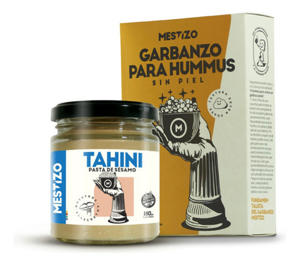 Kit Hummus Premium - Tahini + Garbanzo Pelado 0