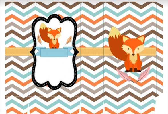 Kit Imprimible, 100% Editable Zorrito - Candy Bar 0