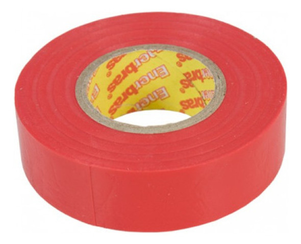 Fita Isolante Enerbras Vermelha 18mm X 10m 0