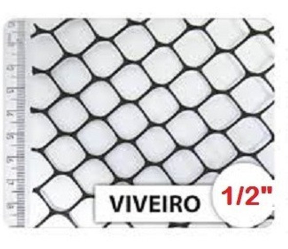 Tela Viveiro 1/2 Plástica 1,50 X 50 M Leve Nortene 1