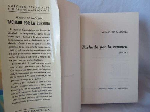 Tachado Por La Censura Alvaro De Laiglesia 1