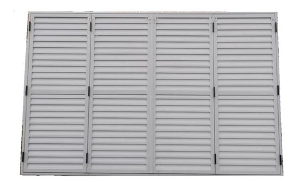 Postigon Aluminio Ventana 2 Hojas 150x90 Blanco 0