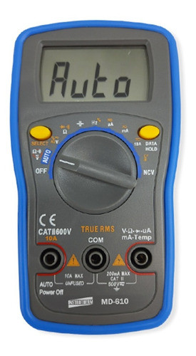 Multimetro Capacitância Temperatura Frequência Duty Cicle 0