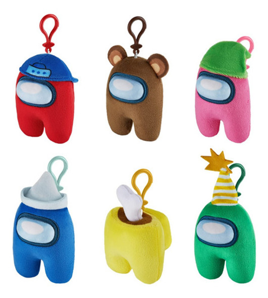 Among Us - Clip On Plush Colleccionables Au7204-verde 1
