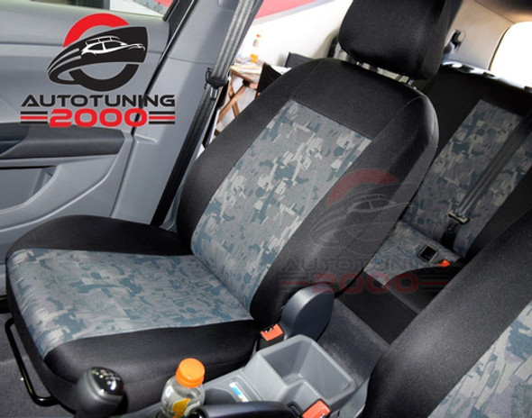 Fundas Cubre Asientos Tela Camuflada Fiat Argo Cronos 1