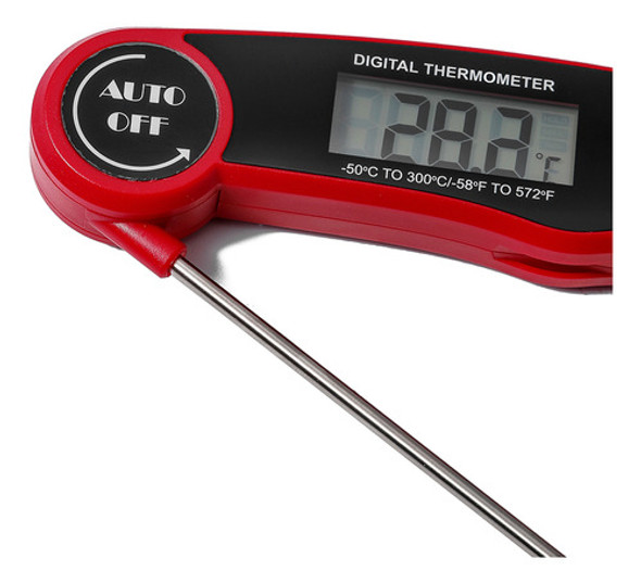 Termómetro Digital De Cocina Impermeable Plegable -50 A 300° 1
