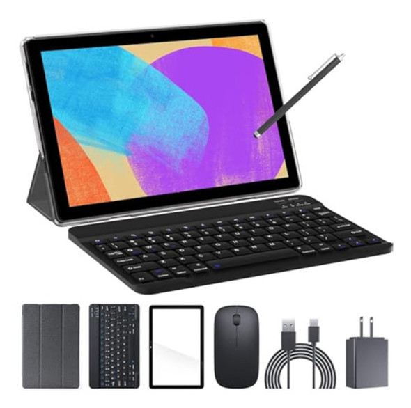 Tablet Con Teclado 10 Pulgadas 2 En 1 Android 11 0
