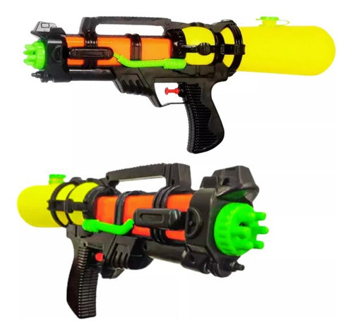 Arma De Água 41cm Em Plástico Verão Praia Infantil Revolver 0