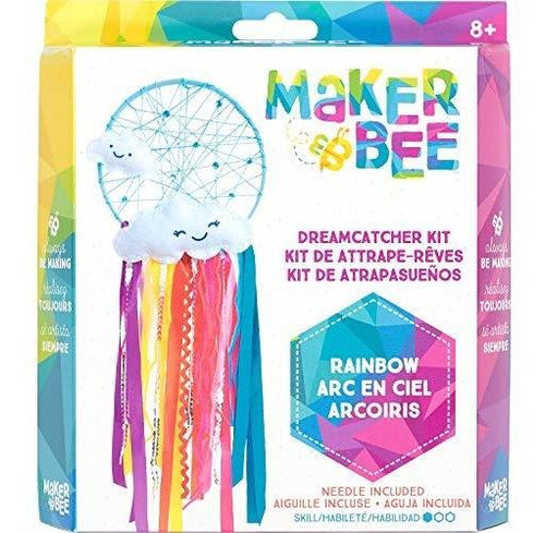 Dimensiones Simplicidad Maker Bee Rainbow Diy Dream Catcher 1