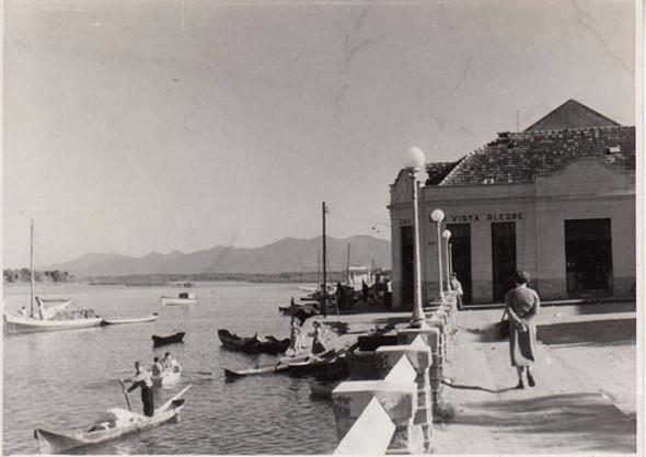 Brasil Antigua Fotografia Muelle Iterete Paranagua 0