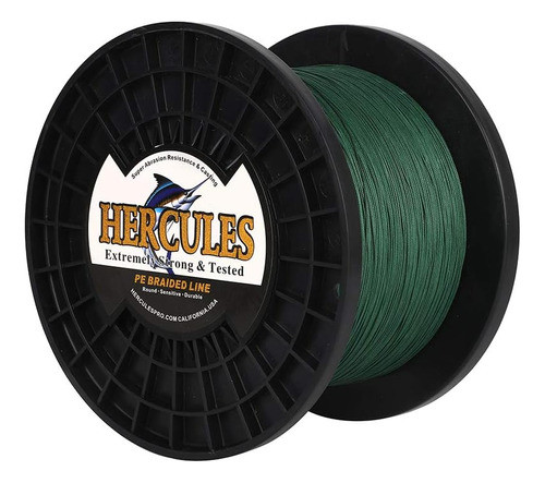 Sedal Trenzado Hércules (8 Hilos) - Verde (300kg) 0