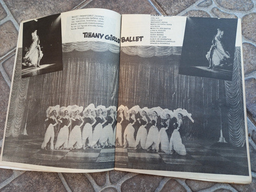 Antiguo Programa Tihany Music Hall 1974 Mar Del Plata 1