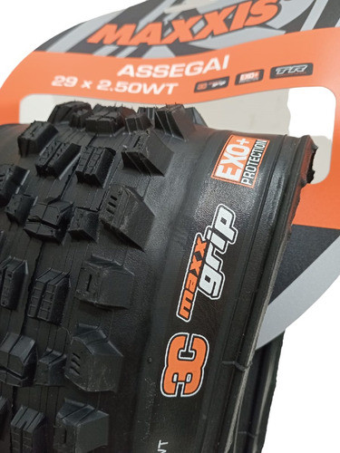 Cubierta Maxxis Assegai Exo+ Tubeless Ready 3cg 29 X 2.50 Wt 1