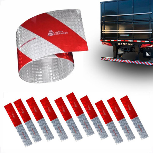 Kit 21 Faixas Refletivas 3m/avery Lateral Caminhão/trailer 0