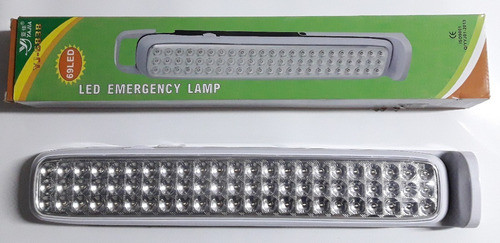 Luz Emergencia 60 Led  + Cartel Salida Fotoluminis 14x36cm $ 1
