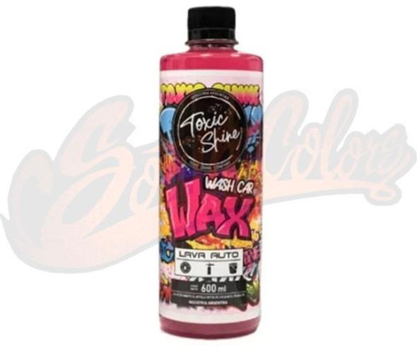 Shampoo Wax Toxic Shine Con Cera De Carnauba 600cc 0