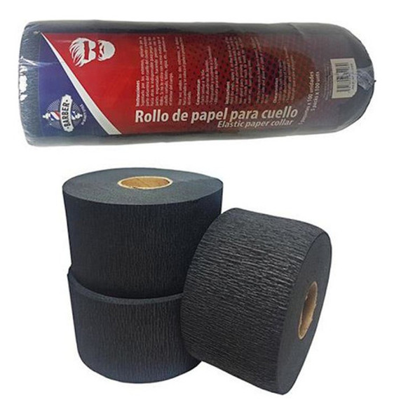 Rollo De Papel Negro Para Cuello Beauty Style 0