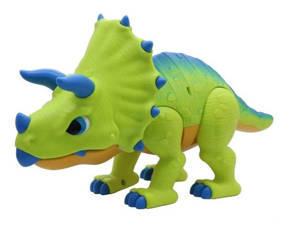 Dinossauro Tricerátops Com Som Jurassic Fun Junior Multikids 0