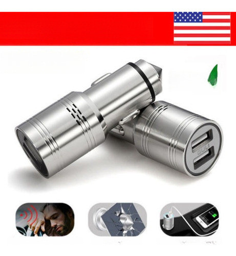 Dual Usb Monóxido De Carbono Co Detectar Acero Inoxidable Co 1