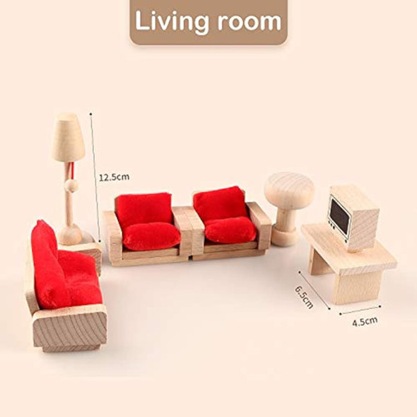 Gemileo 5 Set Accesorios Para Muebles De Casa De Muñecas Bañ 1