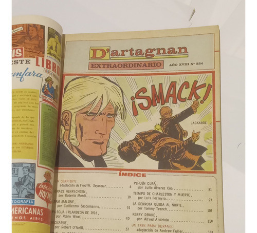 Revista D´artagnan Extraordinario N° 324 De 1974 Ed Columba 1