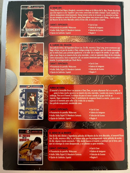 Dvd Bruce Lee Coleccion / Incluye 4 Films 1